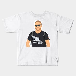 Valtteri Bottas wearing his 'to whom it may concern, *** you' shirt Kids T-Shirt